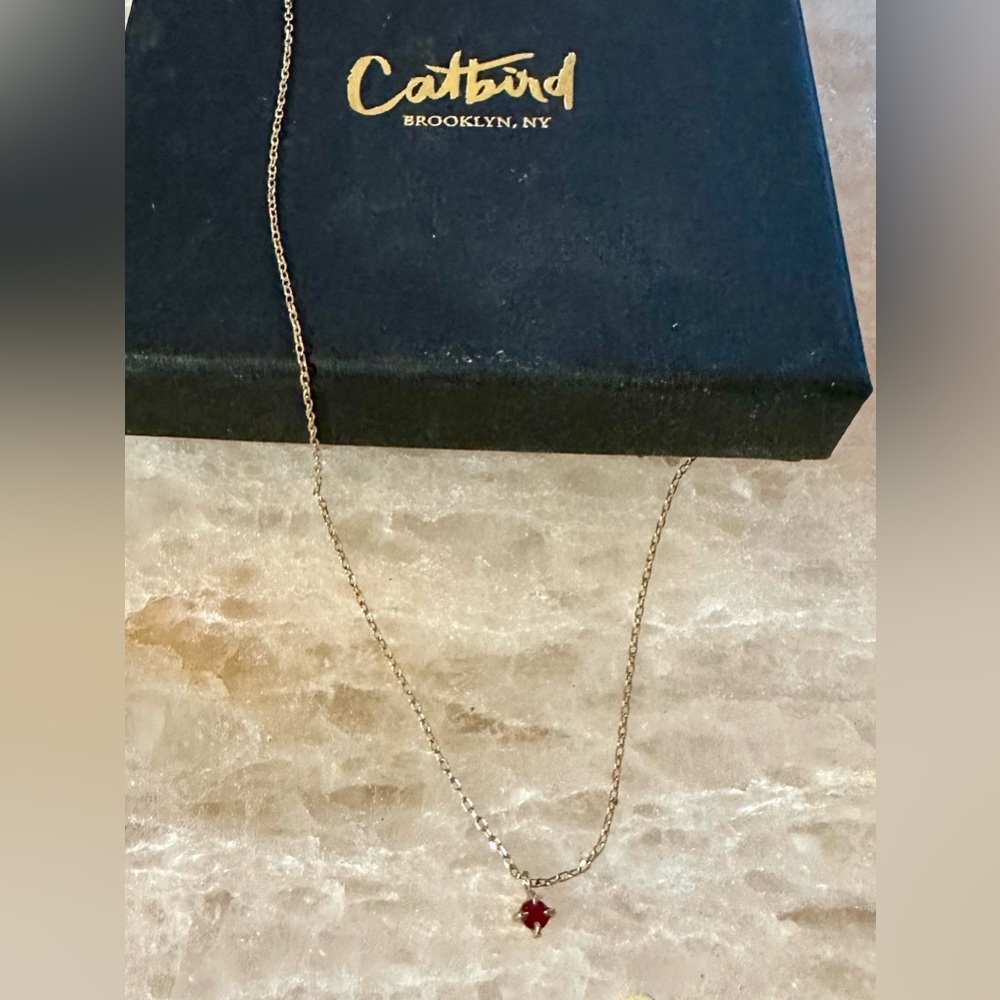 Catbird Ruby Necklace - image 1